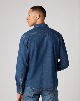 MĘSKA KOSZULA JEANSOWA WRANGLER 27MW ICON SHIRT GOOD VIBES W5MS1W13V 112130239