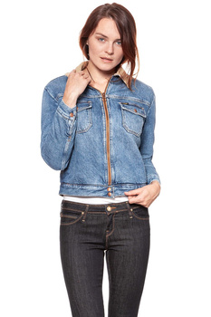 DAMSKA KURTKA JEANSOWA WRANGLER CARPENTER JACKET ALL STAR BLUE W420RI25U 112128802