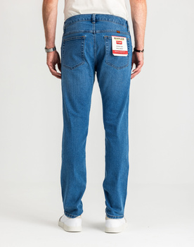 MESKIE SPODNIE WRANGLER RUSTLER REGULAR ABYSS BLUE 112356516 W100018376
