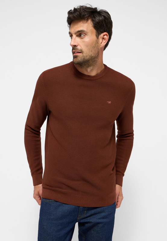 MUSTANG Elliot Cinnamon MĘSKI SWETER LOGO 1015815 3238