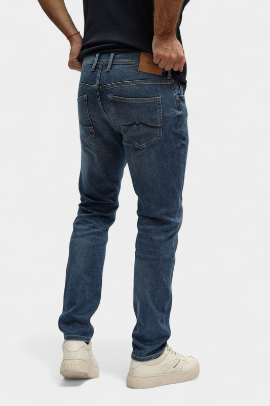 Męskie Spodnie jeansowe Mustang Style Oregon Slim K Denim Blue 1017226 5000 682