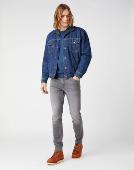 MĘSKIE SPODNIE JENASOWE WRANGLER LARSTON SILKY GREY W18S2760S 112141207