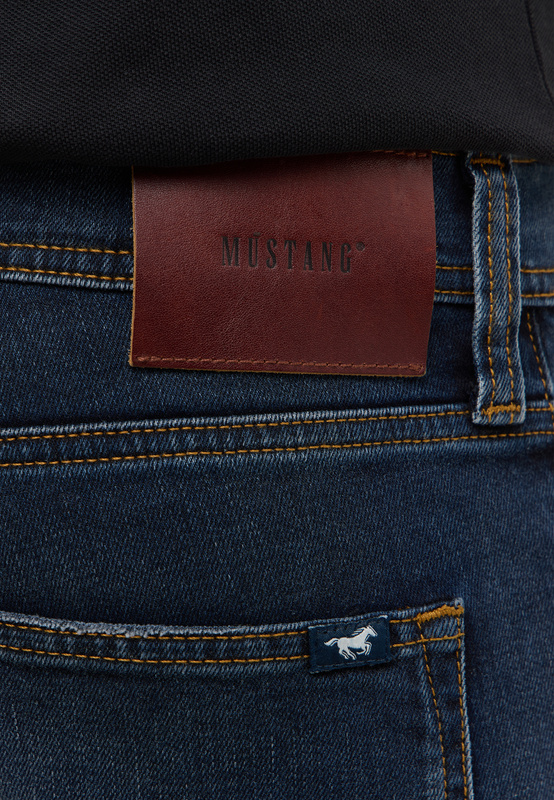 Męskie Spodnie jeansowe Mustang Style Oregon Slim Denim Blue 1016800 5000 883