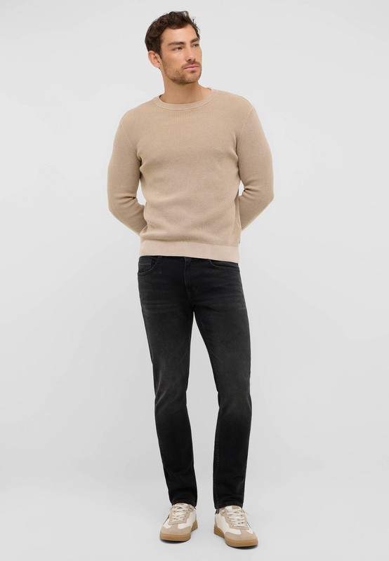 Męskie Spodnie jeansowe Mustang Style Oregon Slim Denim Black 1016798 4000 803