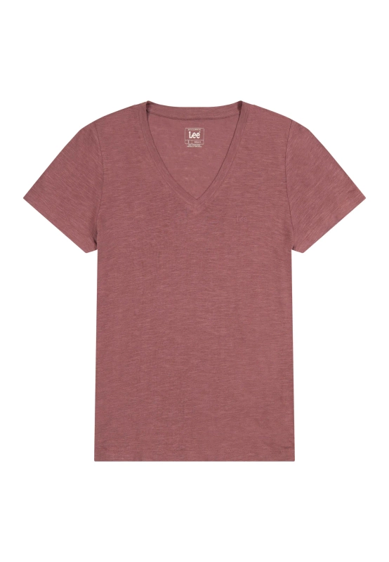 DAMSKA KOSZULKA LEE V NECK TEE HENNA 112363617