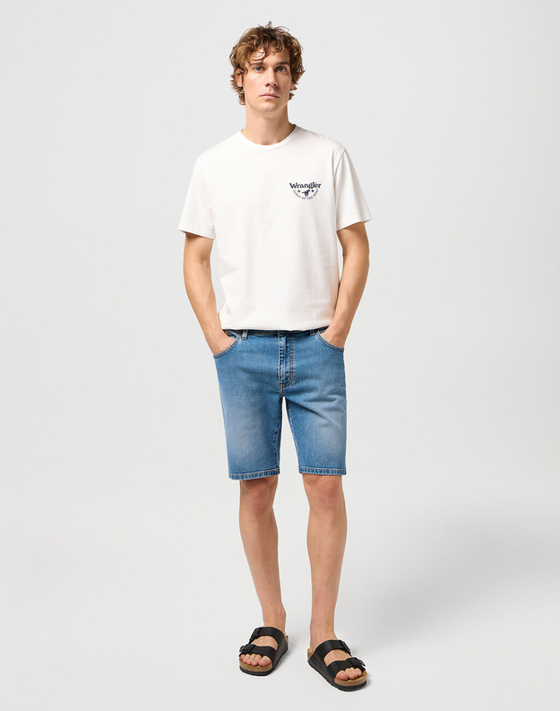 WRANGLER MĘSKIE SPODENKI JEANSOWE TEXAS SHORTS STRIDE 112350658 W11C018020