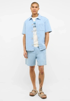 Męskie szorty Mustang Style Prague Shorts Denim Blue 1016652 5000 300