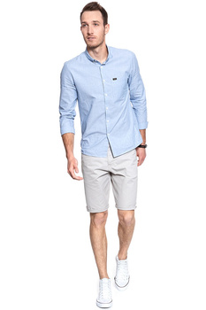 SPODENKI MĘSKIE WRANGLER REGULAR SHORTS EGGSHELL W15UAN18N