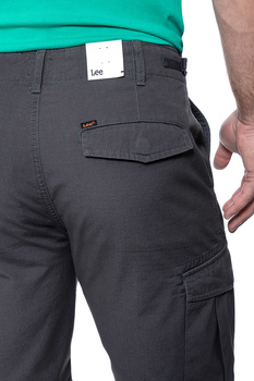 MĘSKIE SZORTY MATERIAŁOWE LEE FATIGUE SHORT STEEL GREY L73BCJ90 112120340