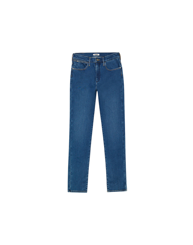 WRANGLER DAMSKIE SPODNIE JEANSOWE HIGH SKINNY AZURE SKY 112355898 W27H017440