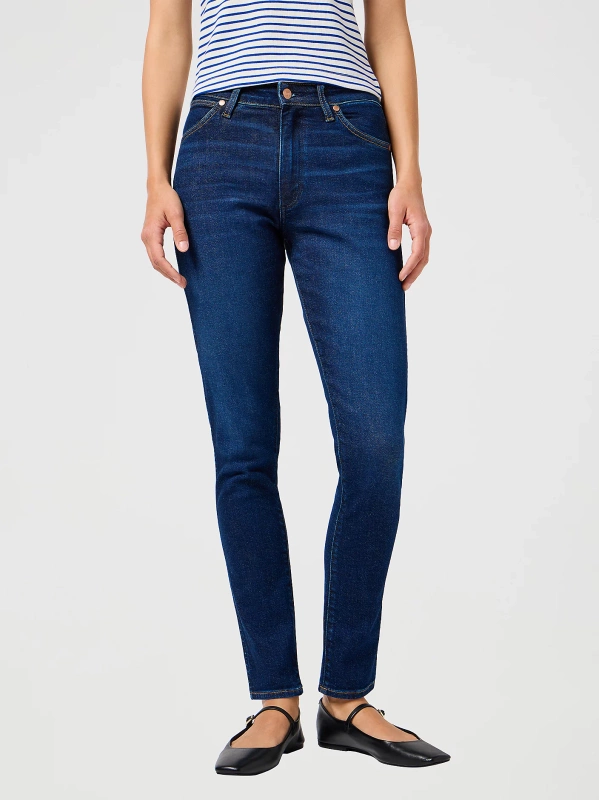 WRANGLER DAMSKIE SPODNIE JEANSOWE WRANGLER SIENNA WEATHERED RINSE 112362642
