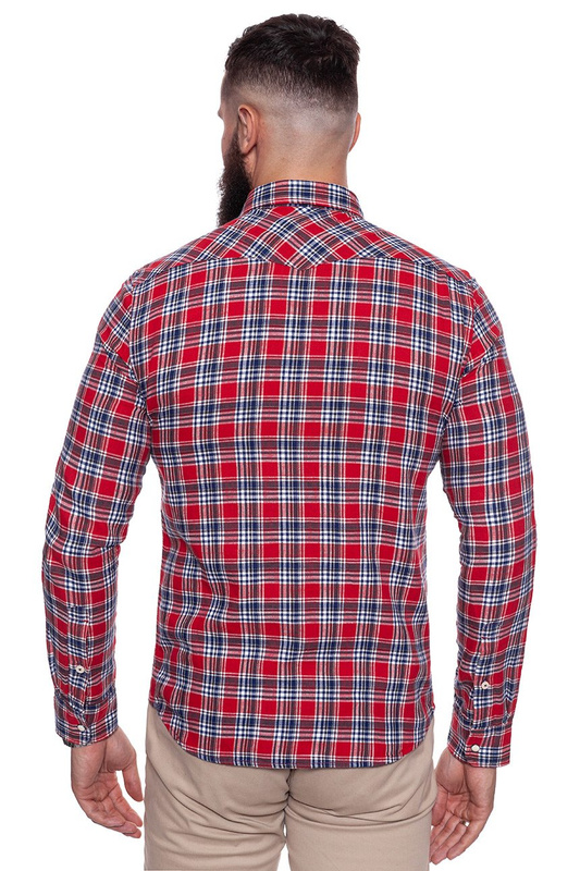 LEE WESTERN SHIRT VIBRANT RED L643IASK
