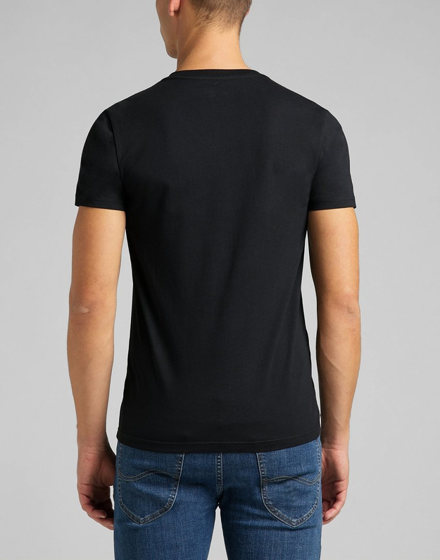 LEE TWIN PACK V NECK MĘSKI T-SHIRT KOSZULKI DWUPAK BLACK L62ECM01 112114538