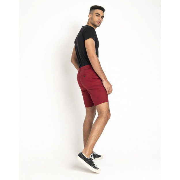 LEE SLIM CHINO SHORT MĘSKIE SZORTY MATERIAŁOWE KRÓTKIE SPODENKI BORDEAUX L73HHI87 112120585