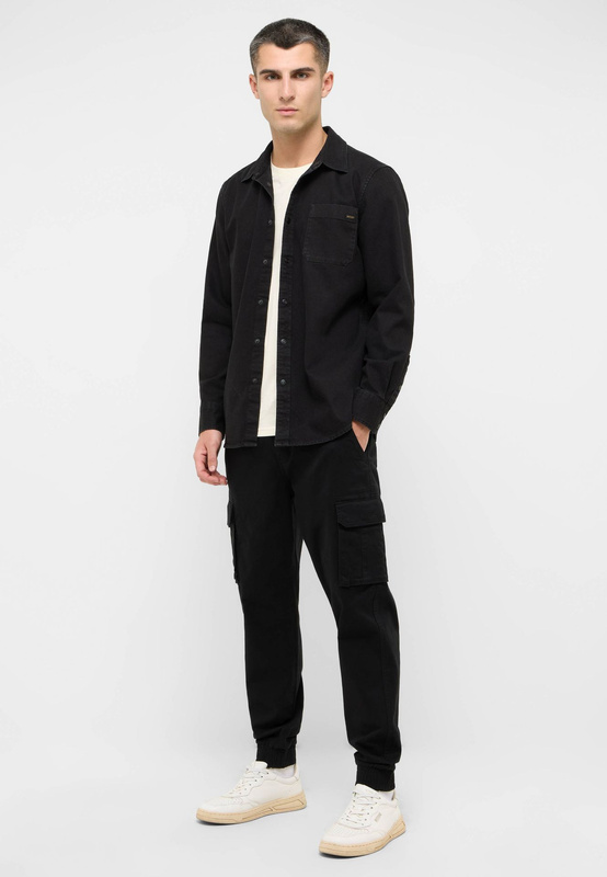 Męska Koszula MUSTANG Iowa Pirate Black 1015913 4088