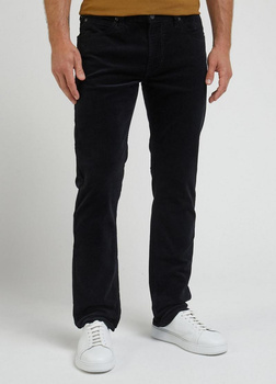 LEE MESKIE SPODNIE SZTRUKSOWA SZTRUKS DAREN ZIP FLY BLACK L707AXD28