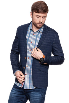 ANERKJENDT INDIE BLAZER DARK DENIM 8.413.102