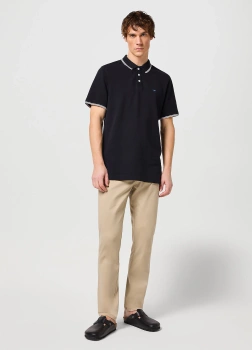 MESKA KOSZULKA POLO WRANGLER POLO SHIRT BLACK 112350404
