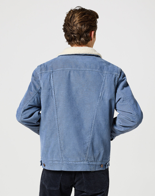 WRANGLER MĘSKA KURTKA JENSOWA 124MJ SHERPA GRISAILLE 112357214 W4MS017443
