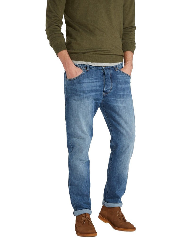 JEANSY MĘSKIE WRANGLER BOYTON EDGY BLUE W16EBR77K      $    