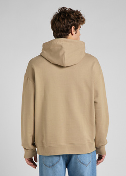 LEE CORE LOOSE HOODIE MĘSKA BLUZA KANGURKA CLAY L80LRZ56 112145589