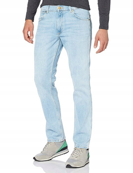 WRANGLER GREENSBORO MĘSKIE SPODNIE JEANSOWE JEANSY MORNING LIGHT W15QBG76N 112126861