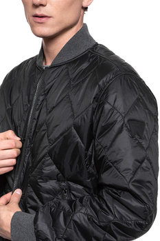 KURTKA WRANGLER BOMBER JACKET BLACK W4A6Y8100 112129075