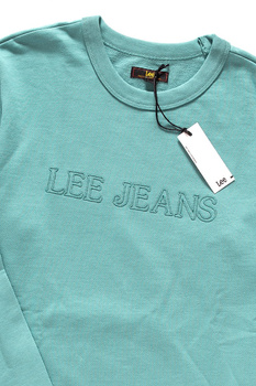LEE EMBROID LOGO CREW FADED GREEN L82XWOLF 112122255