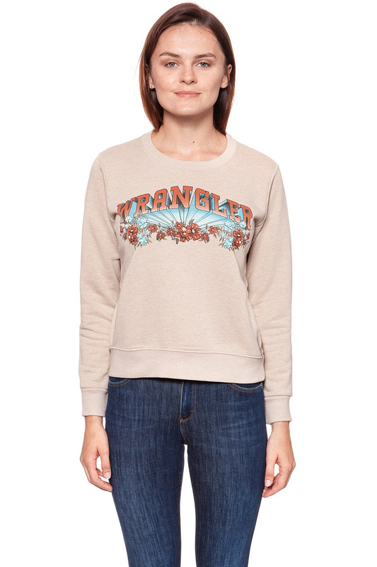 BLUZA WRANGLER DAMSKA BLUZA WRANGLER DAMSKA BEIGE MELE W6077IMWC 112130445