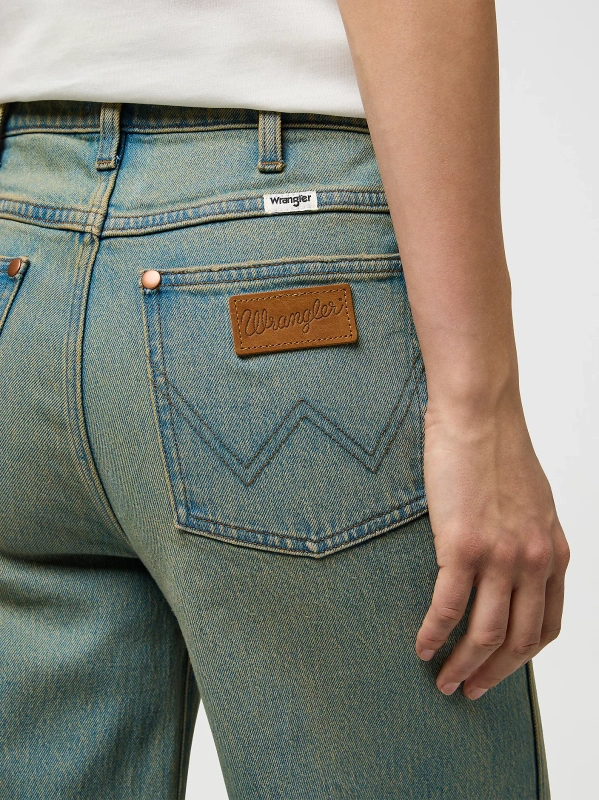 DAMSKIE SPODNIE WRANGLER LOOSE STRAIGHT SILVER LAKE 112371183