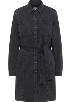 Damska Sukienka Mini Mustang Style Elmira Dress Denim Black 1015588 4000 802
