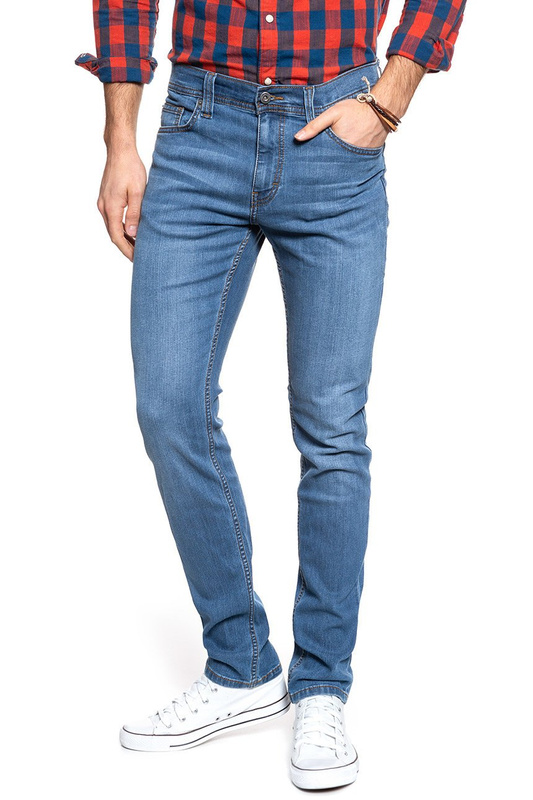SPODNIE MĘSKIE MUSTANG SPODNIE MĘSKIE Jeans Bosten Slim Fit Fresh Blue 1007660 5000 602