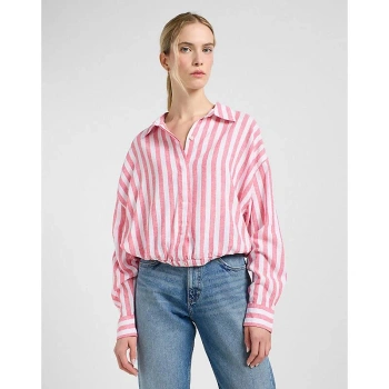 DAMSKA KOSZULA LEE ELASTICATED SHIRT LYCHEE AWNING 112363502