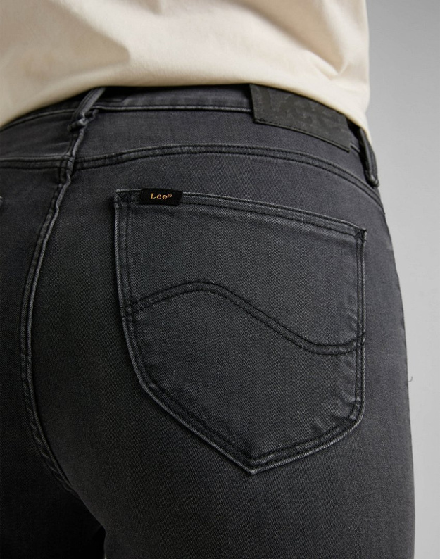 LEE SCARLETT HIGH DAMSKIE SPODNIE JEANSOWE ZIP WASHED AVA L31BSYSZ 112326926