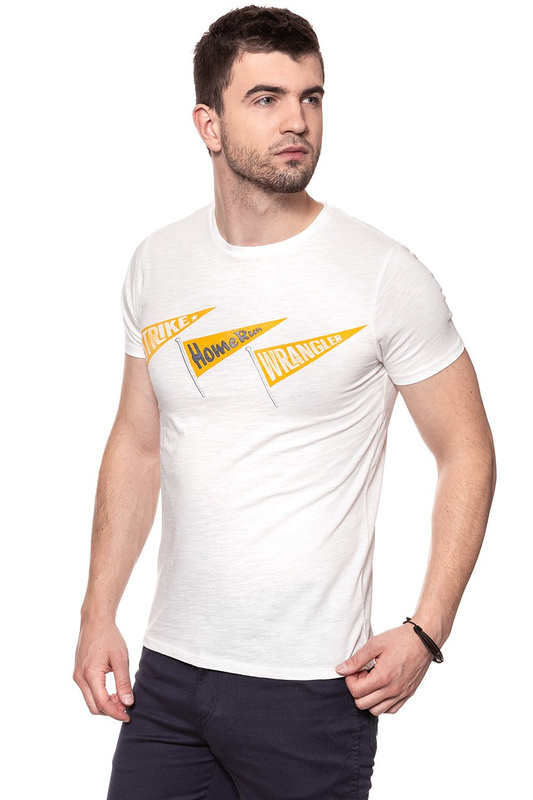 KOSZULKA WRANGLER OVERDYE TEE OFFWHITE W7B36EB02 112131457