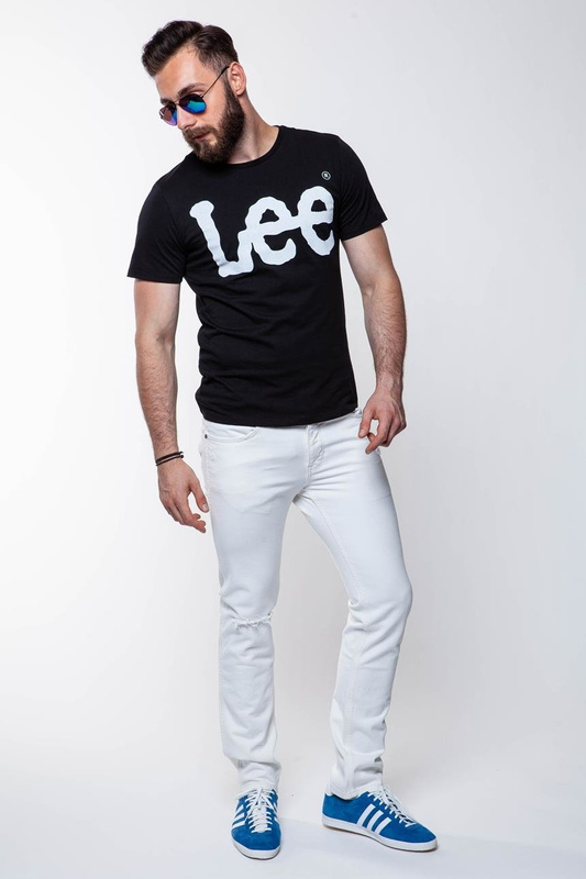 LEE T SHIRT LOGO TEE BLACK L64CAI01