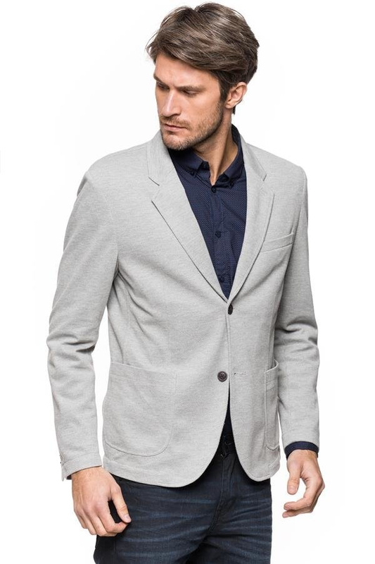 TOM TAILOR PIQUE BLAZER