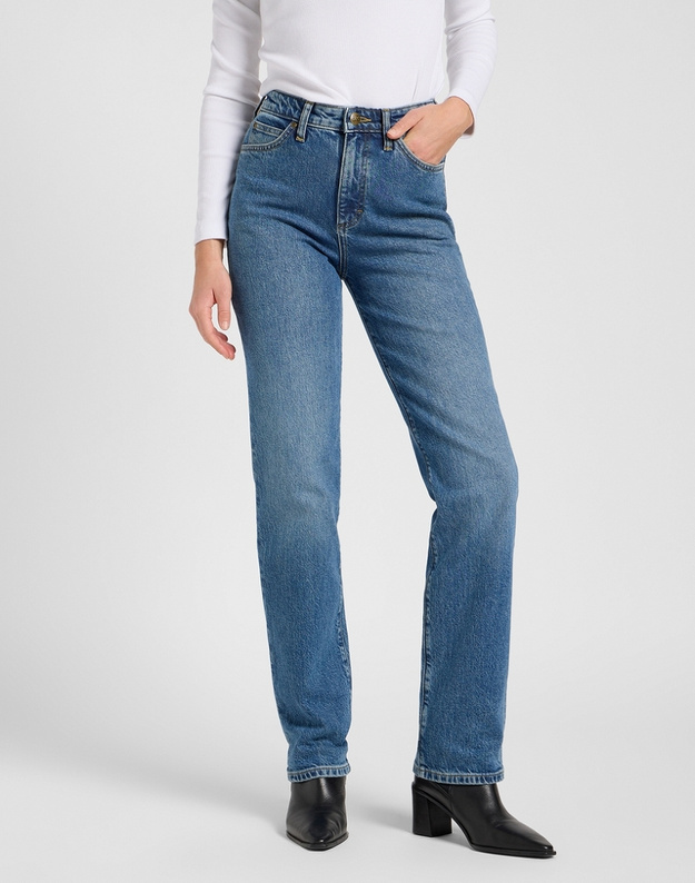 DAMSKIE SPODNIE JEANSOWE LEE JUNE RAYS OF INDIGO 112371090