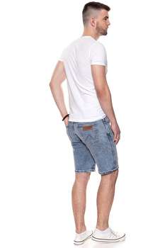 SPODENKI MĘSKIE WRANGLER DENIM SHORT LIGHT MARBLE W14CRE19J 112126621