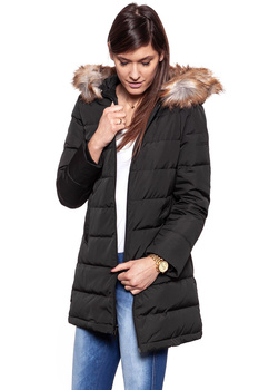 DAMSKA KURTKA ZIMOWA WRANGLER LONG PUFFER BLACK W4126VJ01 112128759