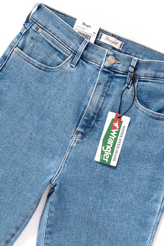 WRANGLER SUPER HIGH SKINNY STONEWASH W27WCZ96V