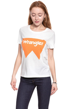 WRANGLER T SHIRT DAMSKI FESTIVAL TEE TANGERINE W7016EVUJ 112130893