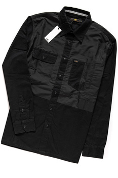 KOSZULA LEE TECHNICAL WHIZZIT SHIRT BLACK L68FUX01 112117107
