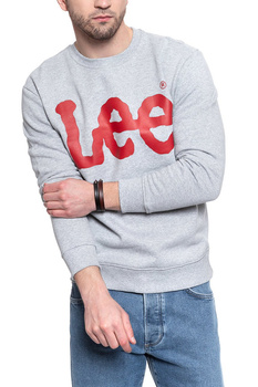 BLUZA LEE BLUZA LEE CREWNECK SWS GREY MELE L81RTJMP 112121901