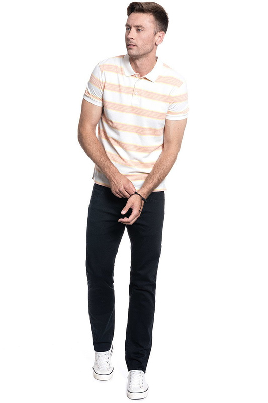 MĘSKA KOSZULKA POLO WRANGLER SS STRIPE POLO OFF WHITE W7F3K4737 112131801