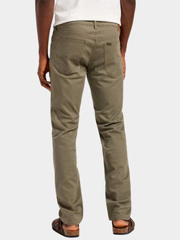 MESKIE SPODNIE LEE DAREN ZIP FLY MERCANTILE GREEN 112355819