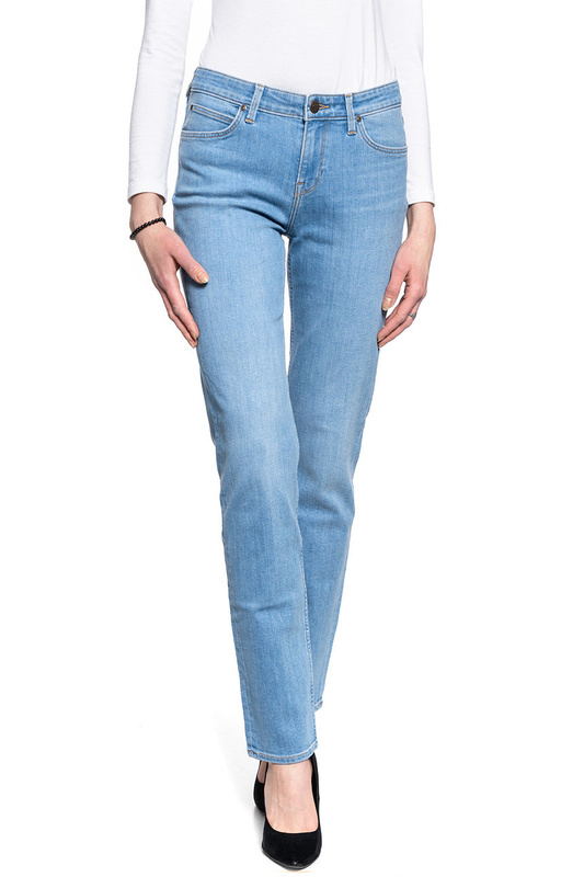 LEE MARION STRAIGHT DAMSKIE SPODNIE JEANSOWE MID LINA L301OPSR 112139755