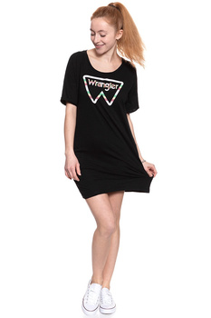 DAMSKA SUKIENKA WRANGLER TEE DRESS BLACK W903LEM01 112132417