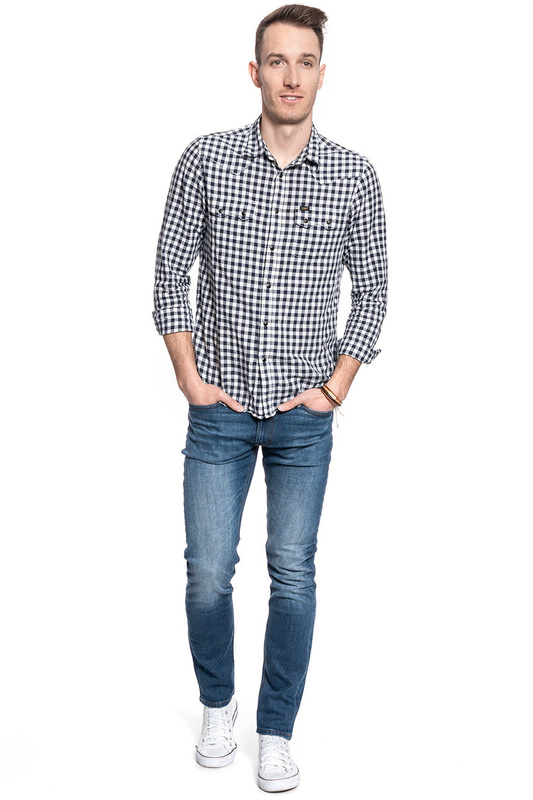 LEE LUKE MĘSKIE SPODNIE JEANSOWE DARK DIAMOND L719CVFT 112118840