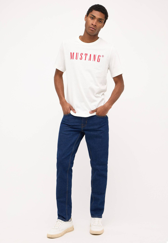 Męski T-Shirt Koszulka MUSTANG Style Austin Cannoli Cream 1014695 2084